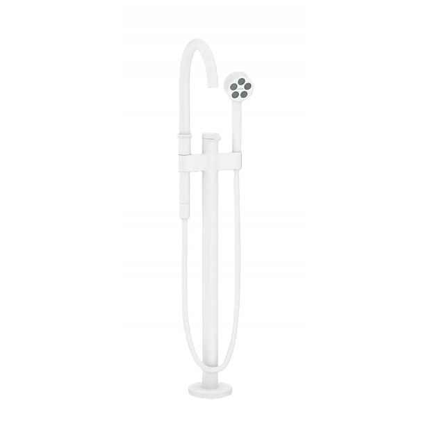 Axor One - Vanová baterie do podlahy, s příslušenstvím, EcoSmart, matná bílá 48440700