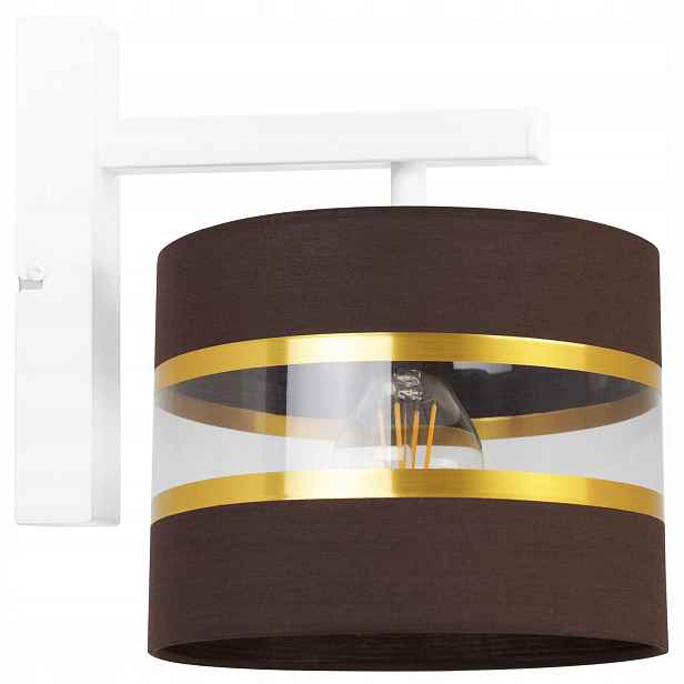 Nástěnná Lampa Nástěnné Svítidlo Elegantní Zlatá 20 CM