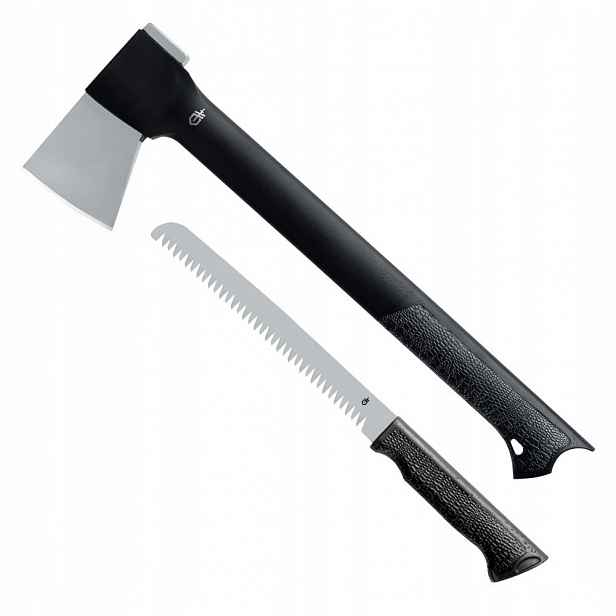Sekera Gerber Gator Combo Axe II s pilkou pro survival, turistiku a outdoor