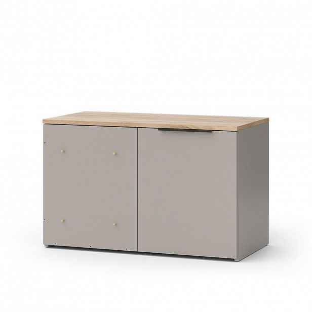 Vicco KREDENC Wido Greige 80 x 50 cm s dveřmi