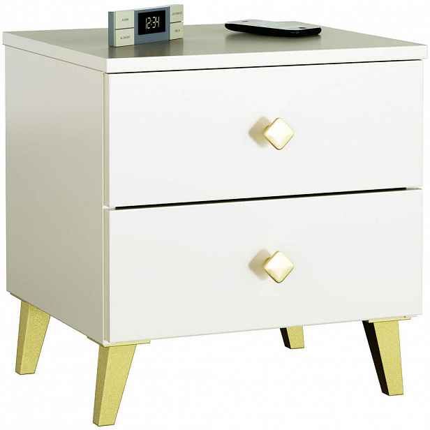 RAUMHIRSCH FURNITURE NOČNÍ STOLEK Kašmír 43/40/37