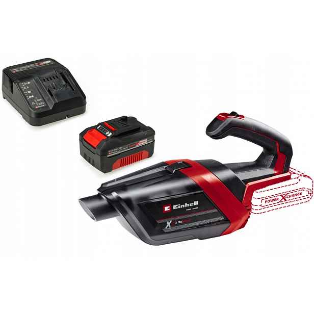 Einhell Vysavač Te-hv 18/06 Sada Akumulátor 4,0AH Pxc 18V