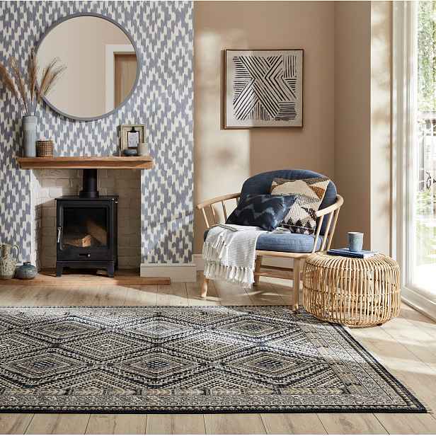 Kusový koberec Cooper Babylon Traditional Blue, 200x300, modrá, ložnice, Flair Rugs