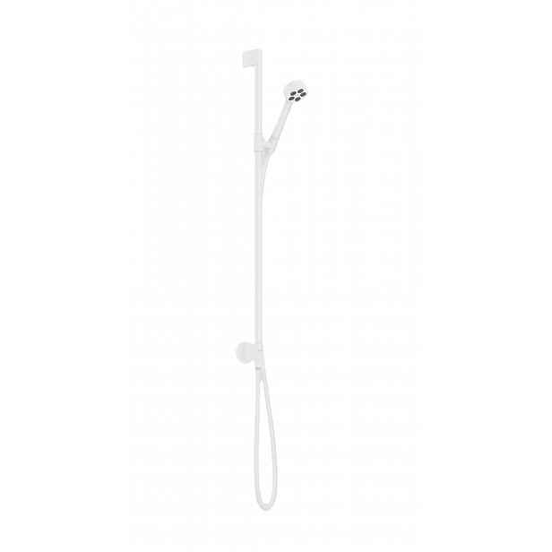 Axor One - Set sprchové hlavice, tyče a hadice, 2 proudy, EcoSmart, matná bílá 48791700