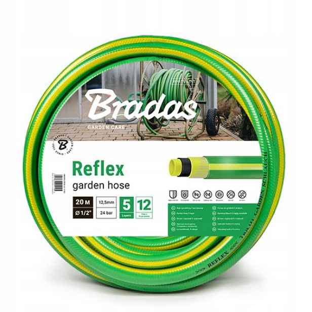 Hadice Zbrojní 30 m 1/2" Na Zavlažování Pvc zahrady 5 vrstev Bradas