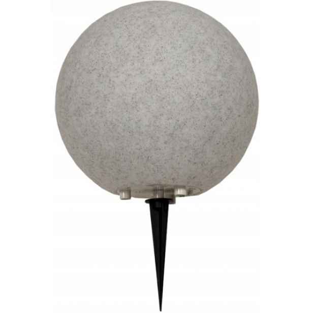 Lampa Kula efekt Kamene zahradní 1x E27 Led 30 cm kamenná s kabelem