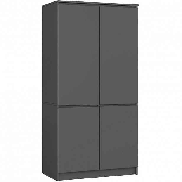 RAUMHIRSCH FURNITURE ŠATNÍK grafitově šedý 180/90/51