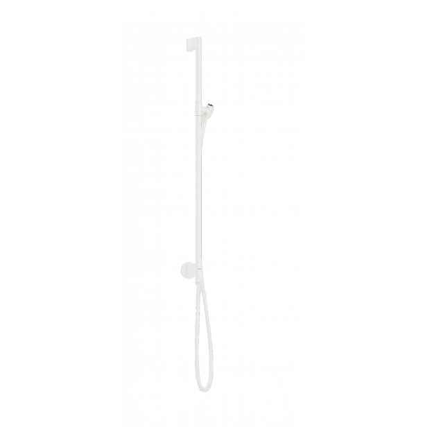 Axor One - Sprchová tyč 97 cm se sprchovou hadicí, matná bílá 48792700
