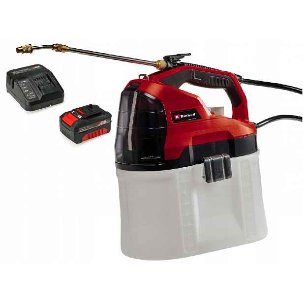 Einhell Tlakový Postřikovač Ge-ws 18/75 3425220 Sada Akumulátor 4,0AH