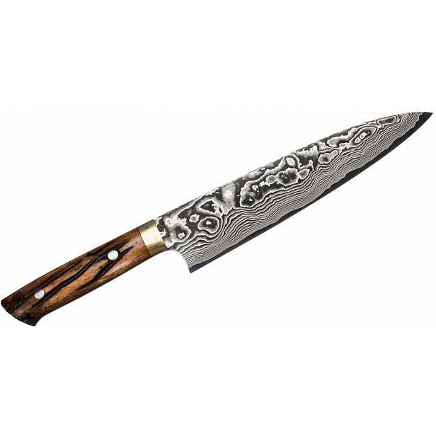 Nůž šéfkuchaře Takeshi Saji Ybb 21 cm VG-10, rukojeť býčí kosti