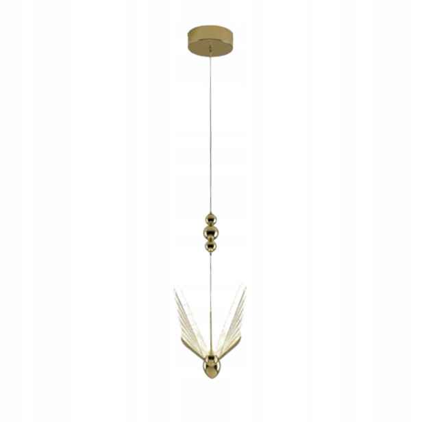 Závěsná lampa Light Prestige Mariposa zlatá 8W Led Cct LP-1715/1p Gd
