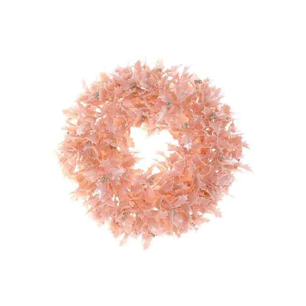 Autronic Věnec cesmínový, barva lososová UKK290-PINK