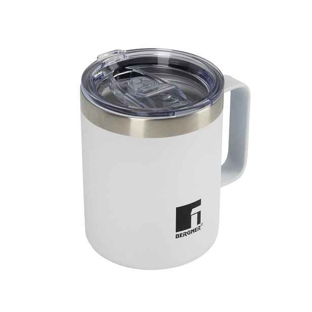 BERGNER Termohrnek 350 ml nerez bílá BG-37788-WH