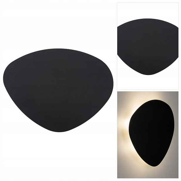 Černá nástěnná lampa Stone do kanceláře s intenzivním světlem Tk Lighting