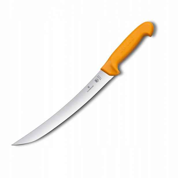 Nůž řeznický Victorinox Swibo 5.8435.22 22 cm cimeter X50CrMoV15 Nsf