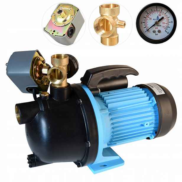 Přenosná Pumpa Na Zavlažování 550 W 50 L/min S Příslušenstvím Pro Hydrofor V Zahradě