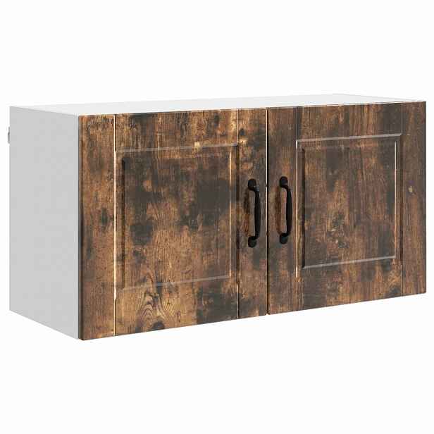 vidaXL Nástěnná skříňka PORTO Kouřový dub 80 x 31 x 40 cm