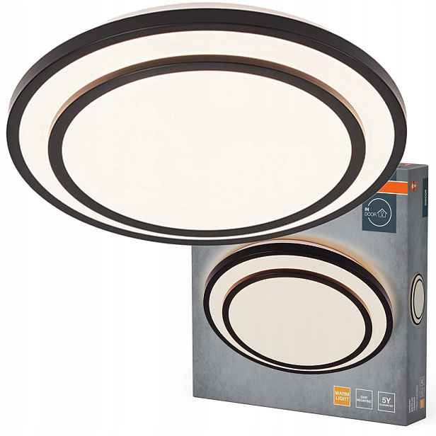 Stropní Svítidlo Led nástěnné svítidlo 36W 2400lm 3000K Teplá černá Orbis Osram