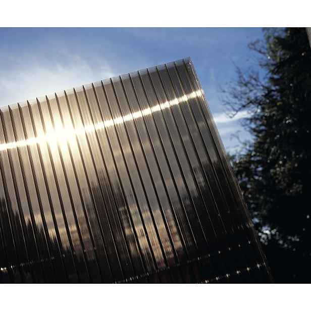 Hliníková pergola 3,12 x 3 m antracit / polykarbonát Dekorhome