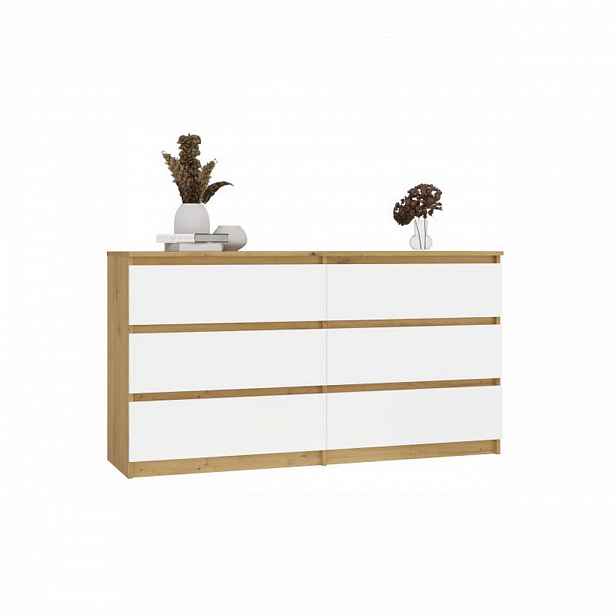 RAUMHIRSCH FURNITURE KOMODA antracitová, bílá 138/75/40