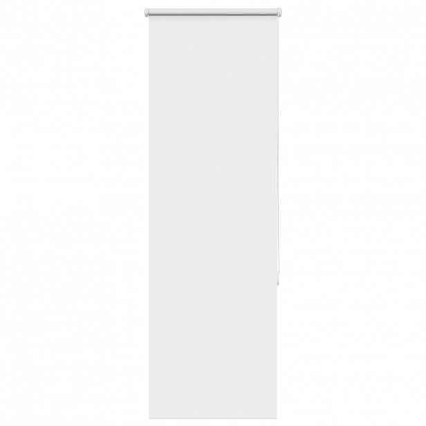 vidaXL Roleta zatemňovací bílá 45x130 cm šířka látky 40,7 cm polyester
