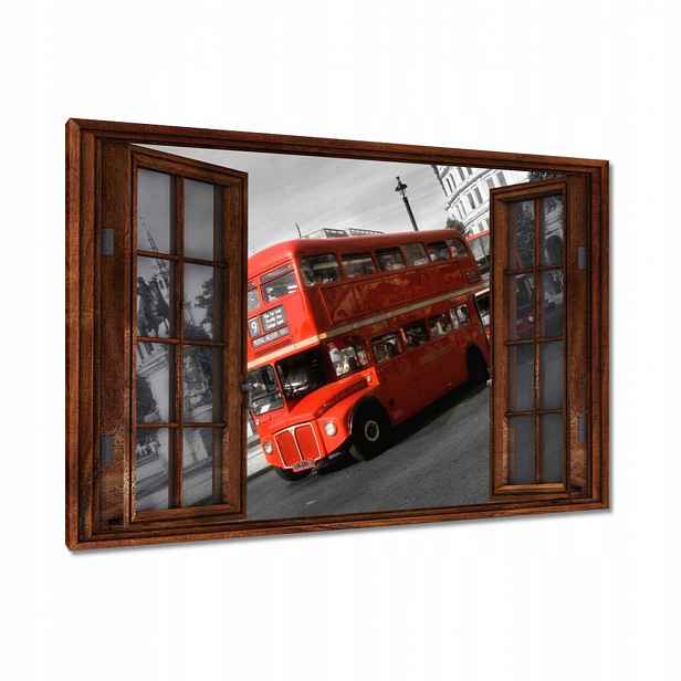 Obrazy 90x60 Červený autobus