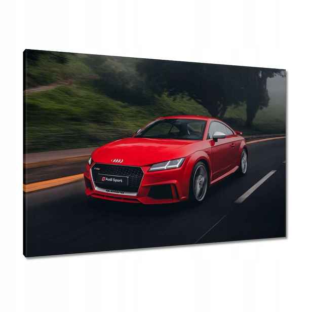 Obrazy 100x70 Červené Audi Auto