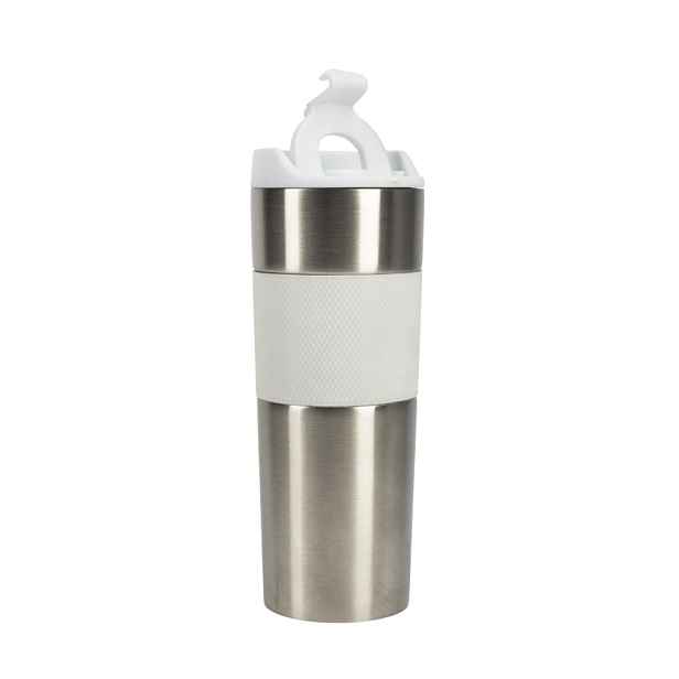 BERGNER Termohrnek 460 ml nerez bílá BG-37789-WH
