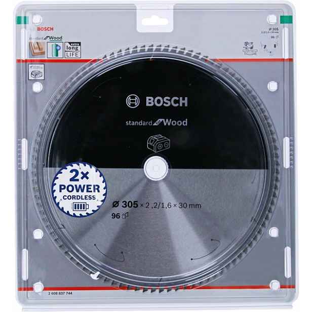 Bosch Pila Standard Wood Accu 305x30x96z 2608837744