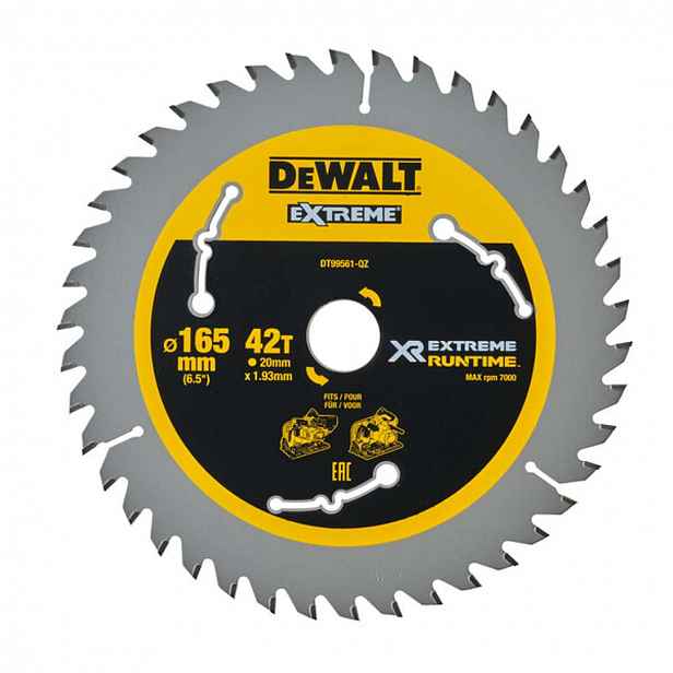 DeWALT - Pilový kotouč 165 x 20 mm, 42 zubů DT99561