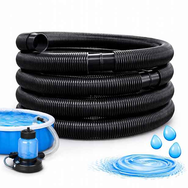 Hadice Pro Bazénovou Pumpu Intex Bestway 38 MM Trubka Bazénové Pumpy Vysavače 20 M