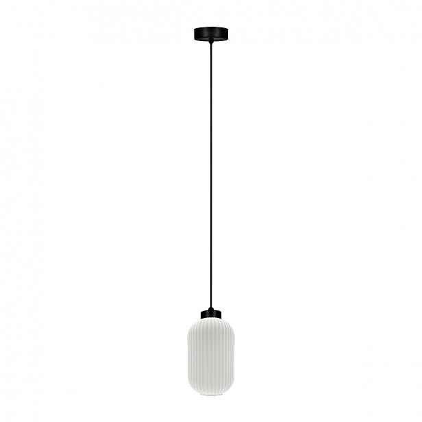 Závěsná lampa lustr nad stůl skleněná bílá lampa K-5730 Vilar S