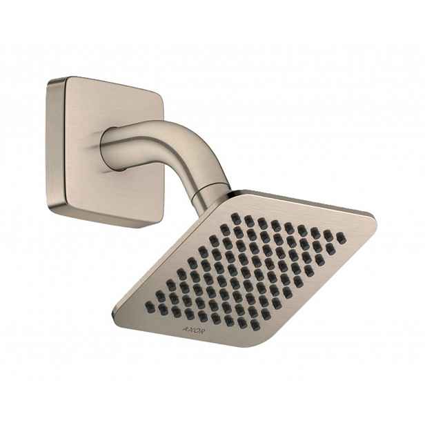 Axor Citterio C - Hlavová sprcha 12x12 cm, EcoSmart, kartáčovaný nikl 28810820