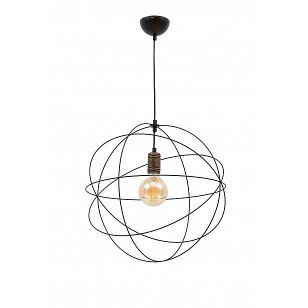 Designový závěsný lustr OLINTO - černý