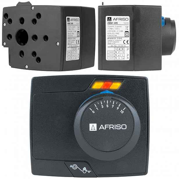Elektrický Pohon Afriso Arm 349 2 I 3 Bodový 120s 230V Pro Click