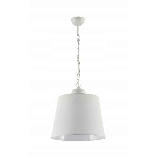 Jupiter Závěsná lampa Kamelia Bílá Kónická E27 do 15W