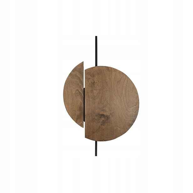 Nástěnná lampa nástěnná dekorace ozdoba dřevěná kovová lampa loft obývací pokoj