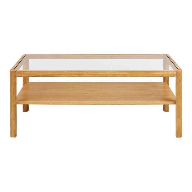 Konferenční stolek se skleněnou deskou v přírodní barvě 60x110 cm Lourmarin – House Nordic