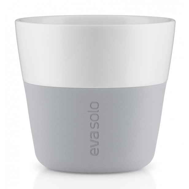 Hrnky na kávu Lungo šedé 230ml, set 2ks, eva solo