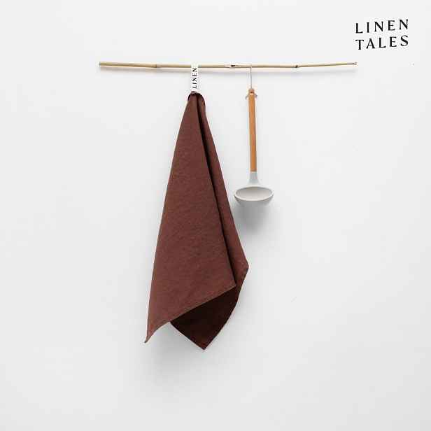 Lněná utěrka 45x65 cm Chocolate – Linen Tales