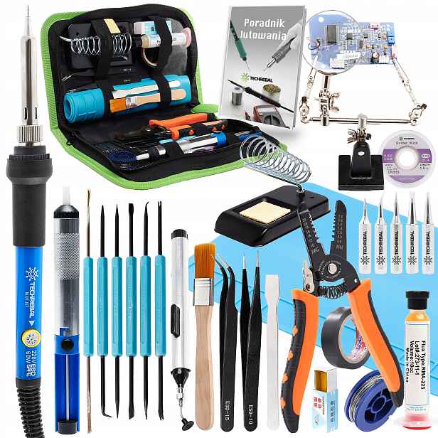 Velký Pájecí Set Přesná páječka 28v1 Techrebal 60W Návod