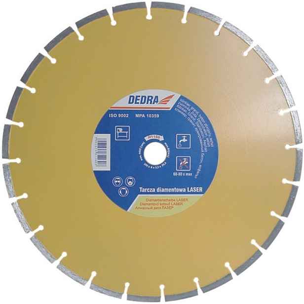 Dedra Diamantový řezací kotouč Laser 230/22,2 mm H1157