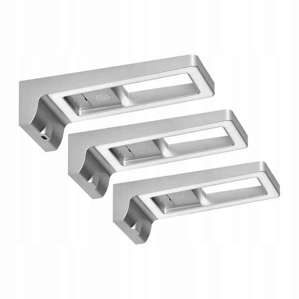 Artus sada 3 Led podskříňkových světel, 3x3W, 3x225lm, 4000K s vypínačem