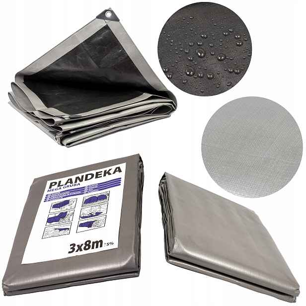 Plachta 3X4 M Silná, Silná, Vyztužená, 260 G Uv+