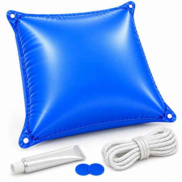 Polštář do bazénu 120 x 120 cm pro zazimování pod krytem s upevňovacím lankem