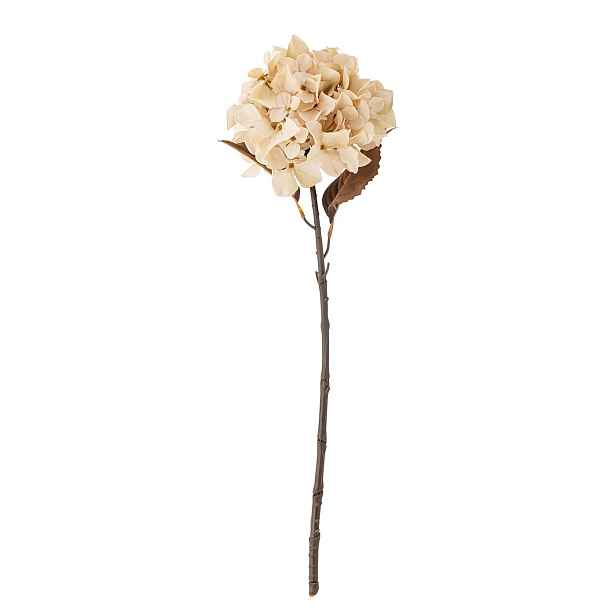 Umělá květina výška 65 cm HYDRANGEA Bloomingville - krémová