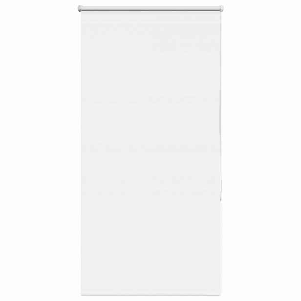 vidaXL Roleta zatemňovací bílá 70x130 cm šířka látky 65,7 cm polyester