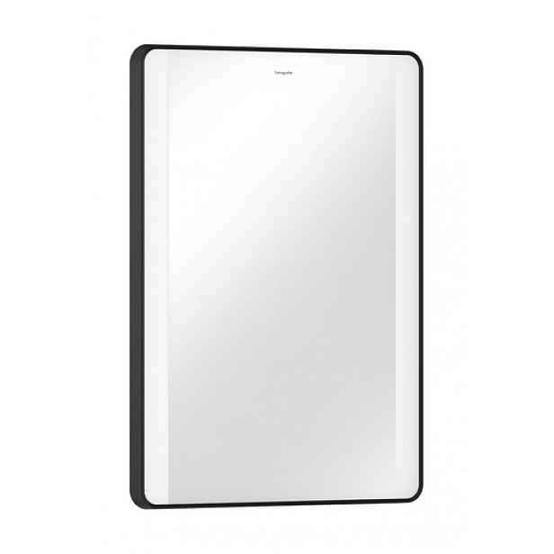 Led zrcadlo Hansgrohe Xarita Lite Q 50x70 cm černá matná 54961670
