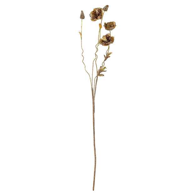 Umělá květina výška 104 cm POPPY Bloomingville - hnědá