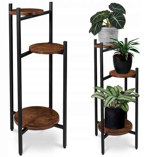 Držák Na Květináč kovový loft Tretorri Rustic stojan na květiny